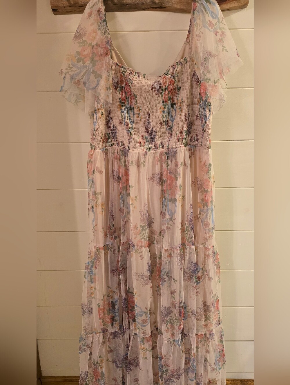 Baltic Born - Nicola Tulle Romantic Floral Dress - Picture 6 of 8